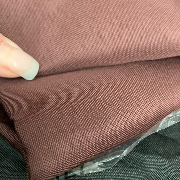 120”x 70” Rectangle Tablecloth by Gee Di Moda in chocolate color/polyester - Picture 2 of 3